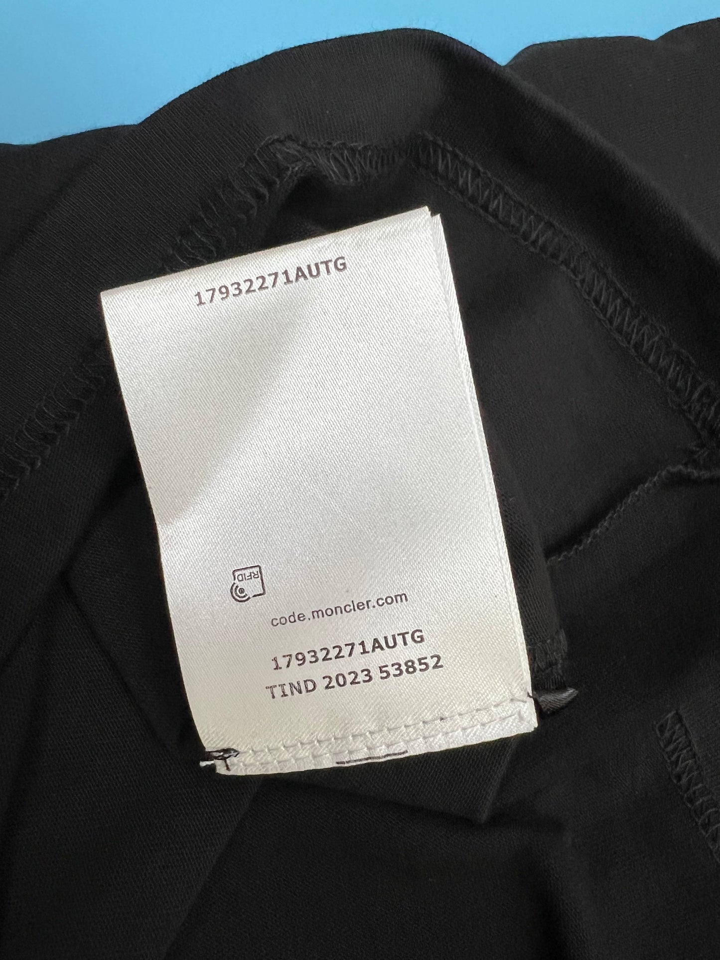 탑몽클  / MC 소가죽 로고 티셔츠