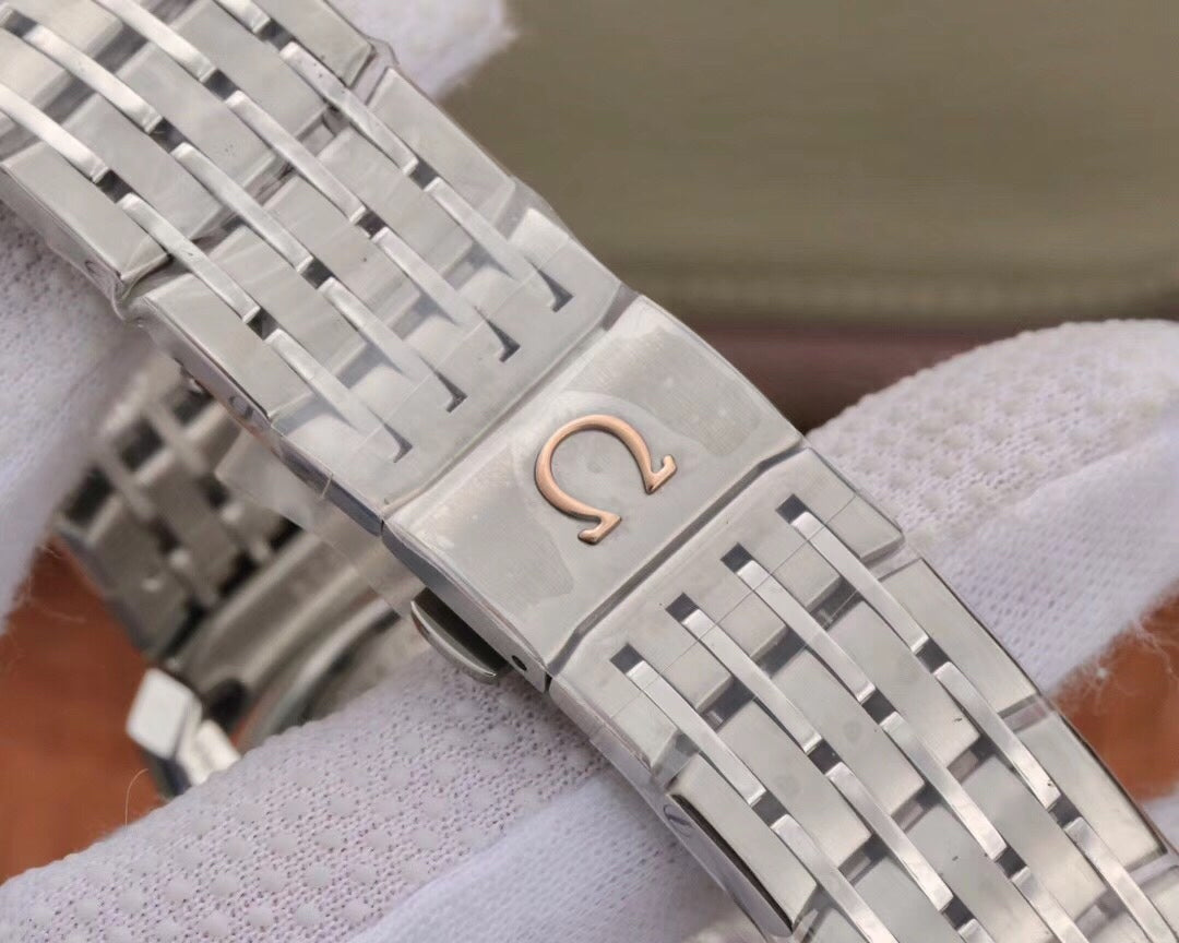 VS공장 오메가 드빌 아워비전 41MM 스탤 화이앤실버다이얼 브슬