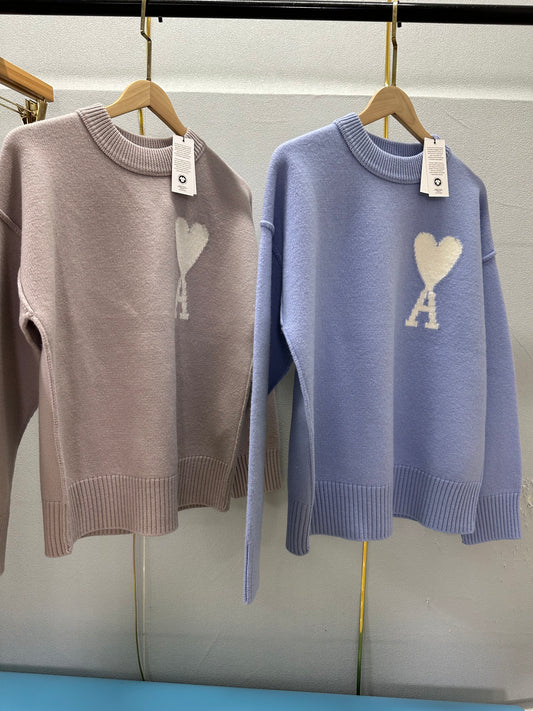 탑아미 / 아미 메리노울  라운드 스웨터