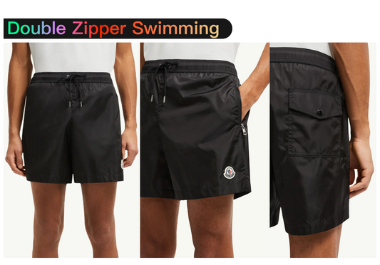 탑몽클X  / MC 더블 지퍼 팬츠