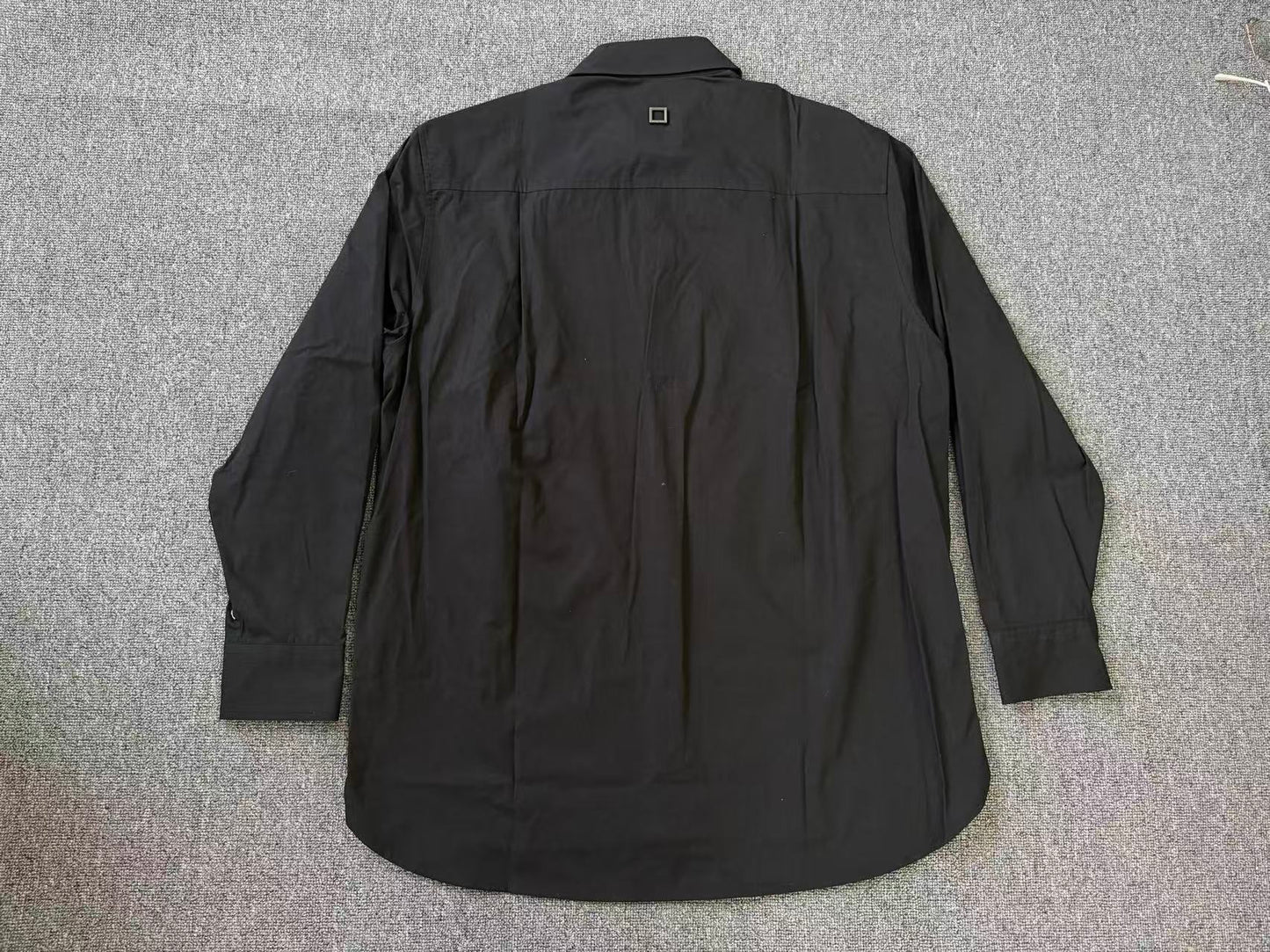 베어 / 우영미 셔츠 , WOO-530125년블랙다크단추심플블라우스