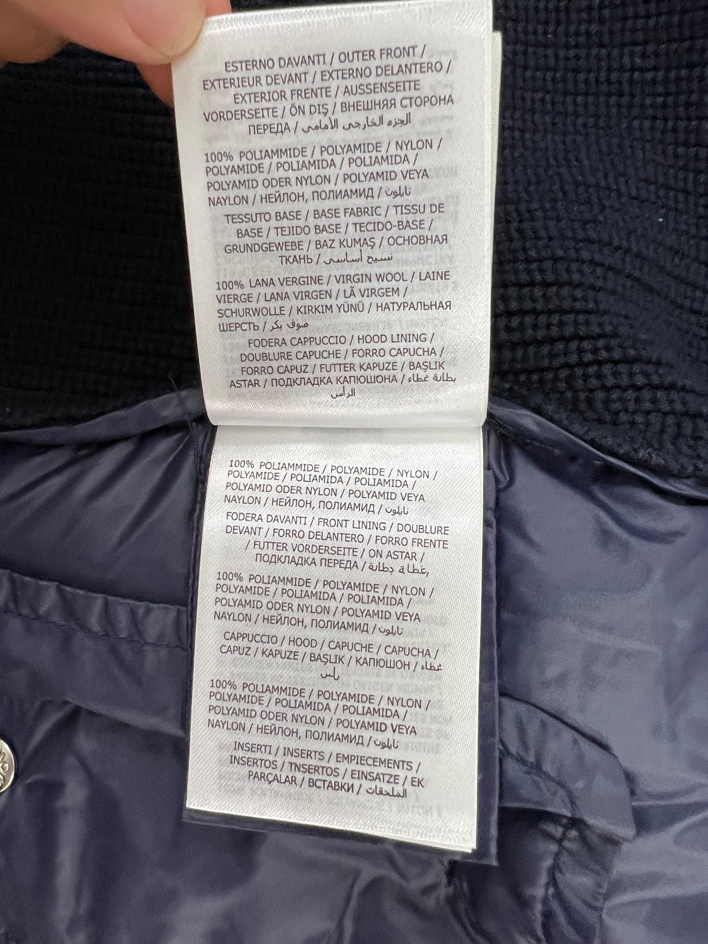 탑몽클 / MC 모자 스트라이프 맨투맨