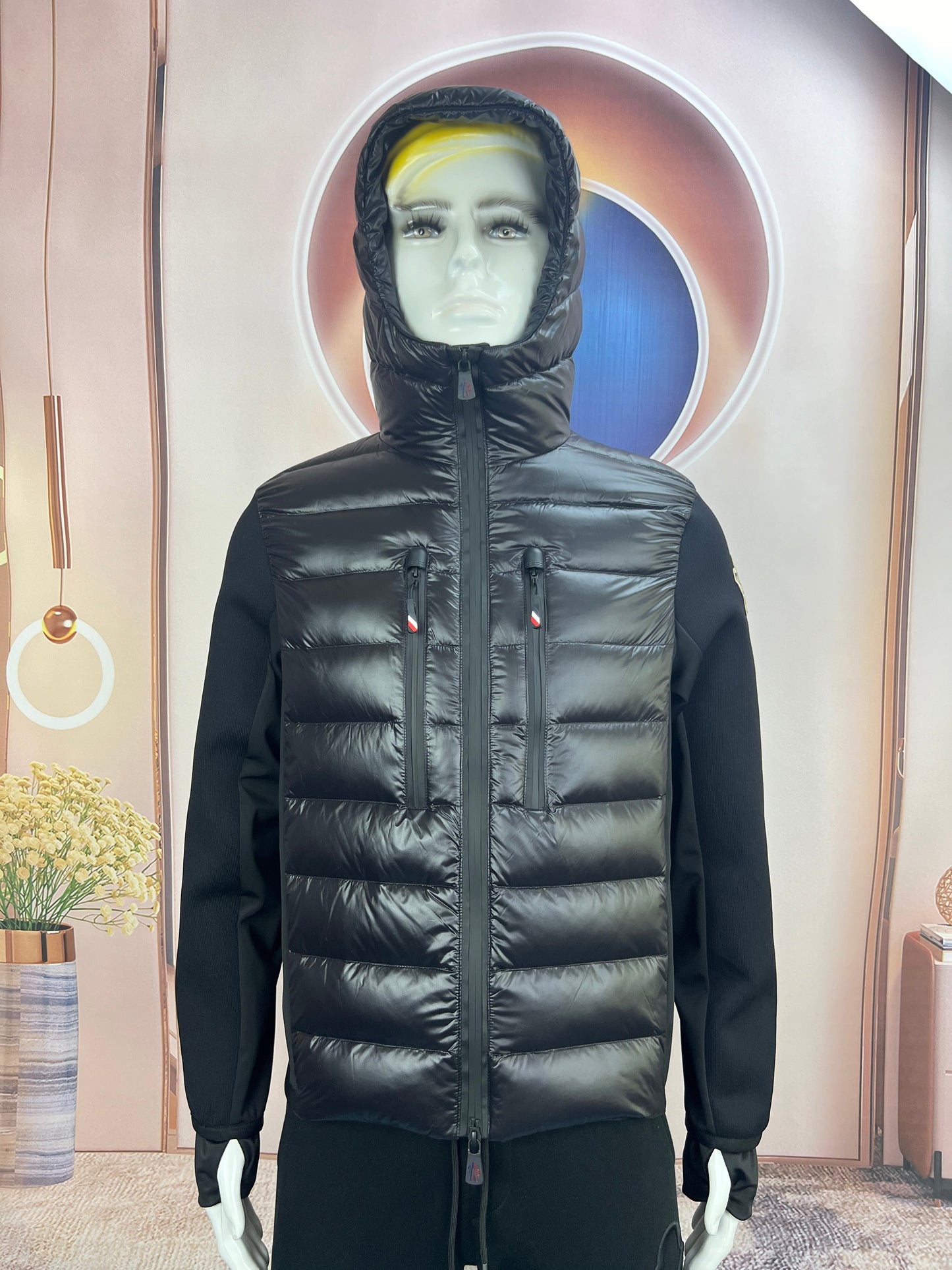 탑몽클  / MC 에이프레스 스키니트 소매 패딩