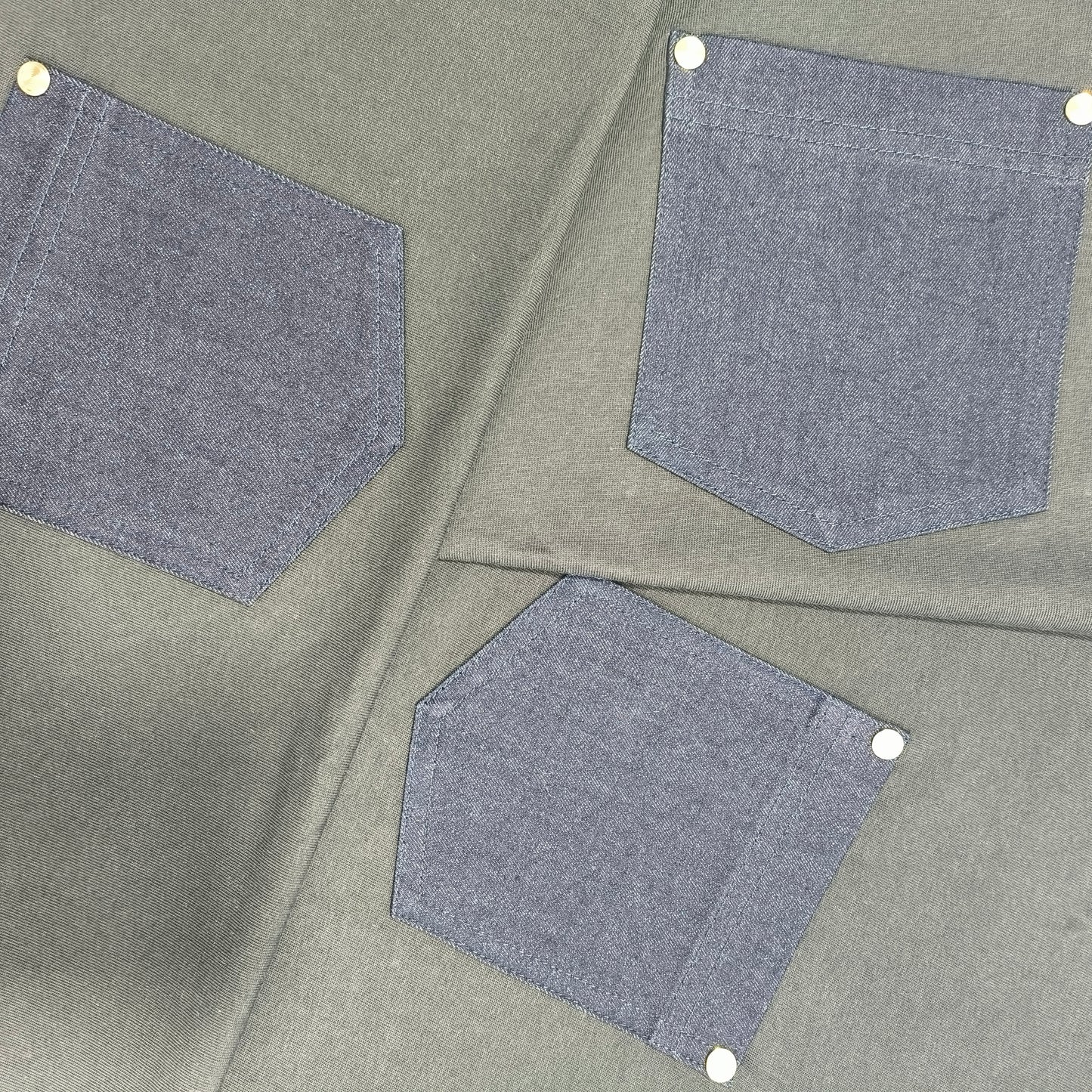 탑몽클X  / MC 데님 포켓 티셔츠