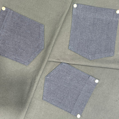 탑몽클X  / MC 데님 포켓 티셔츠