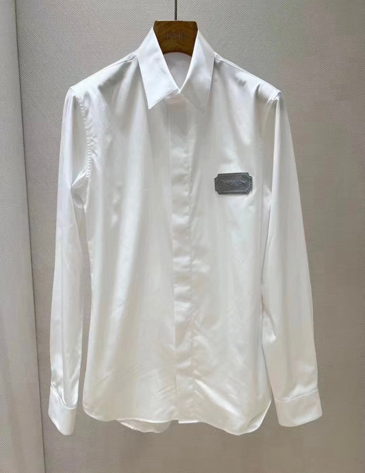 TJ / 디올 로고 포플린 셔츠