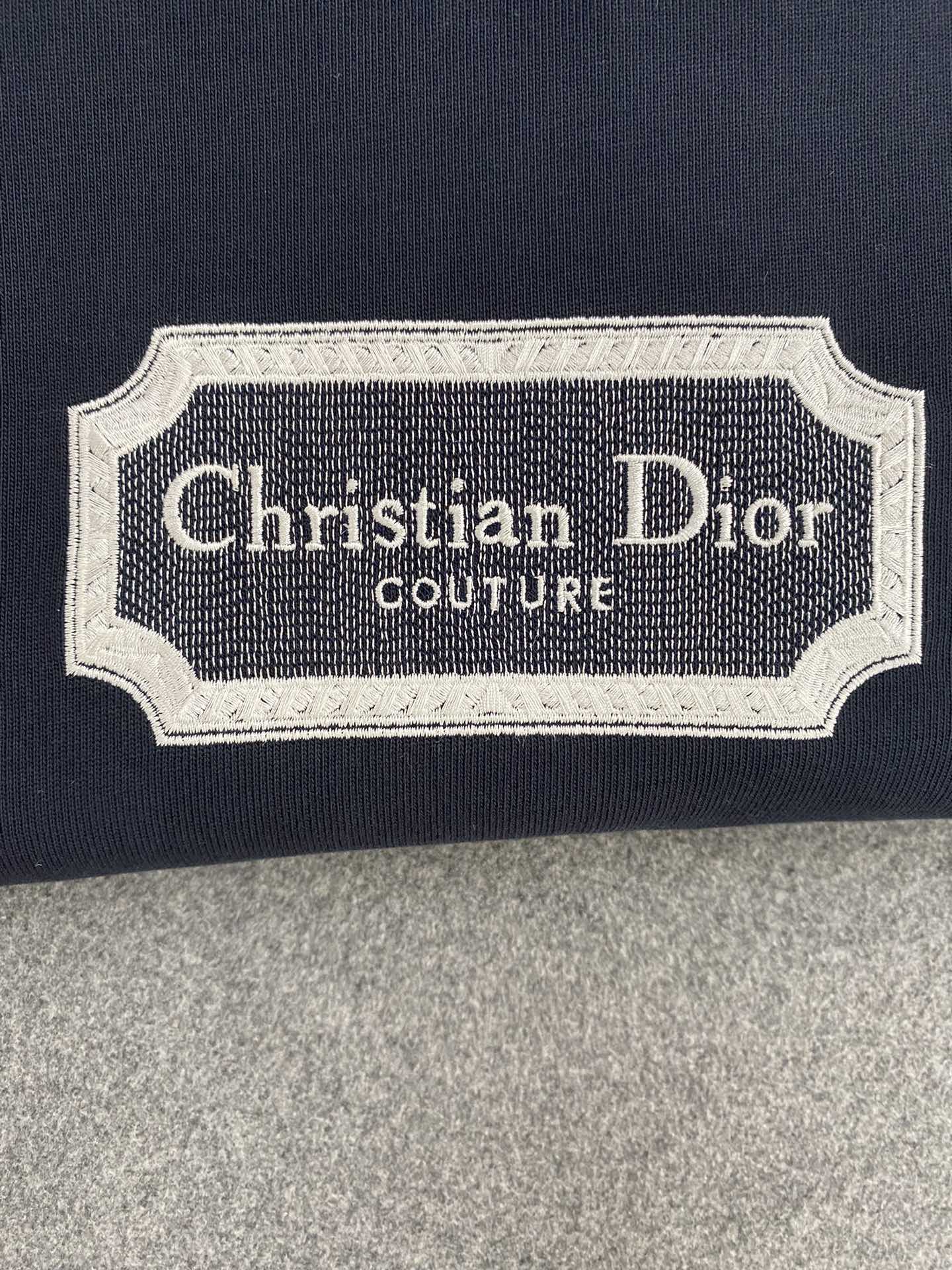 TJ셀러 / 디올 반팔티 , 𝗗𝗜𝗢𝗥 코튼 루즈 𝗧 셔츠 블루