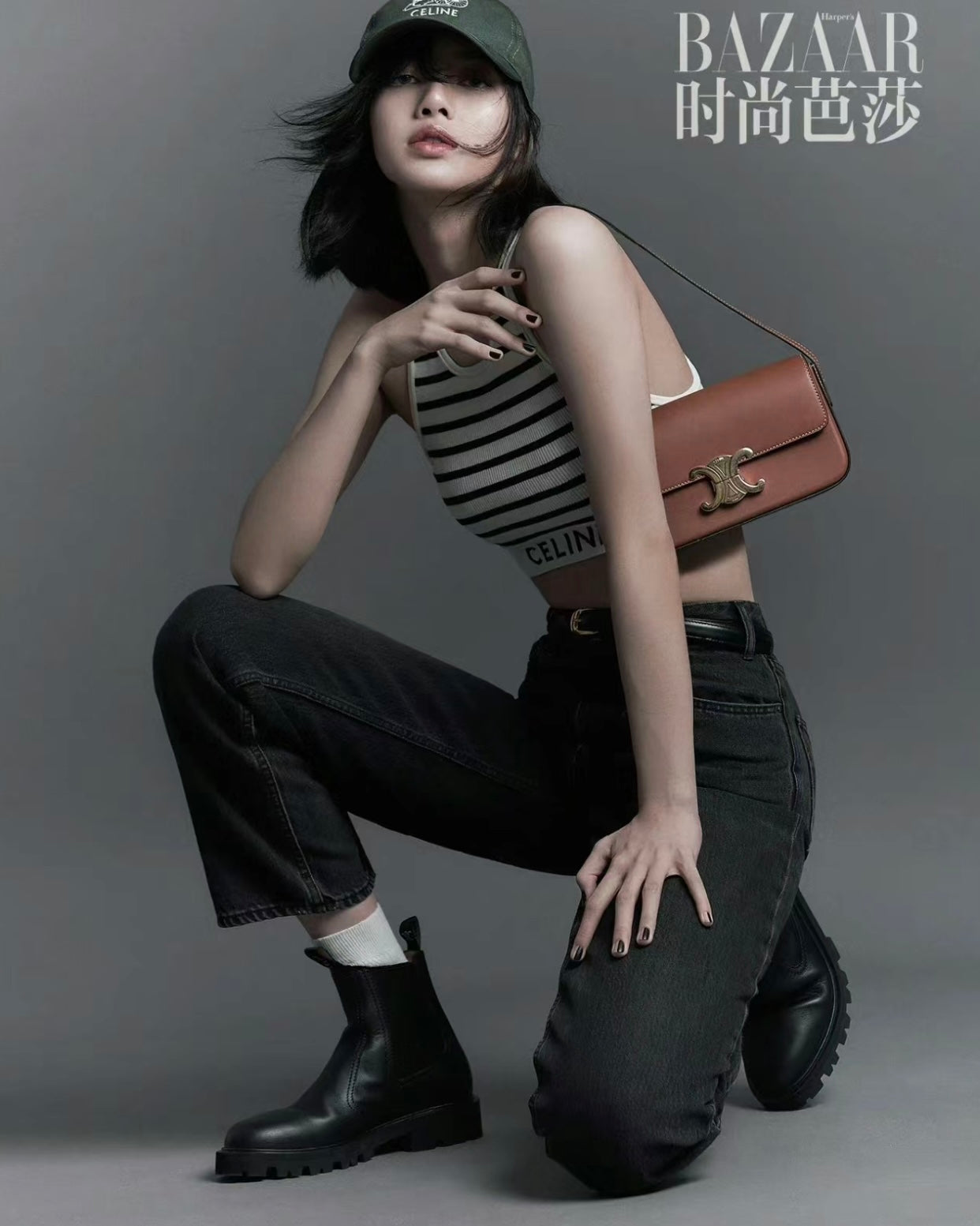 TJ셀러 / 셀린느 탑 , 𝗖𝗘𝗟𝗜𝗡𝗘 스포츠 니트 브라탑 베스트