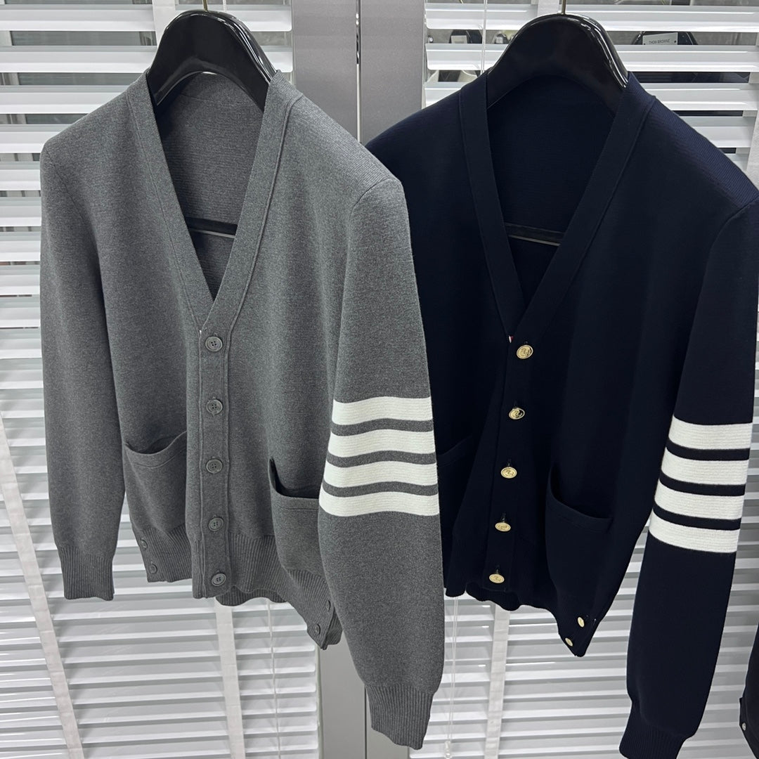 대리석 / 톰브라운 랑골드버튼 면가디건 2가지색상