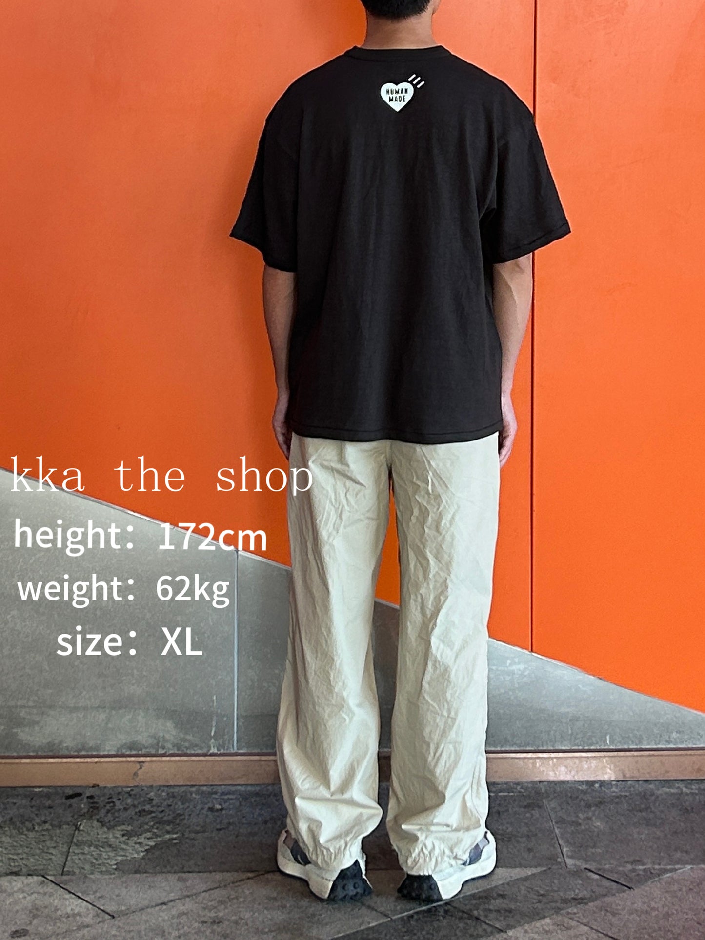 kka / 휴먼메이드 반팔티 ,  HUMAN MADE Tiger short sleeve black