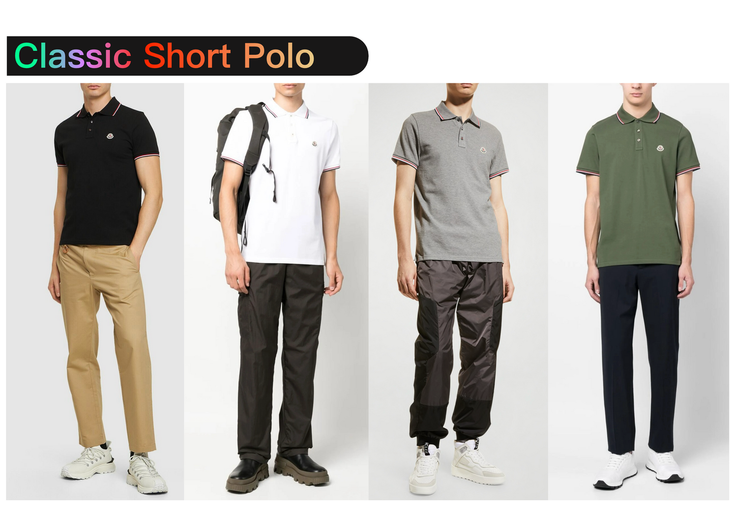 탑몽클X  / MC 클래식 짧은 Polo