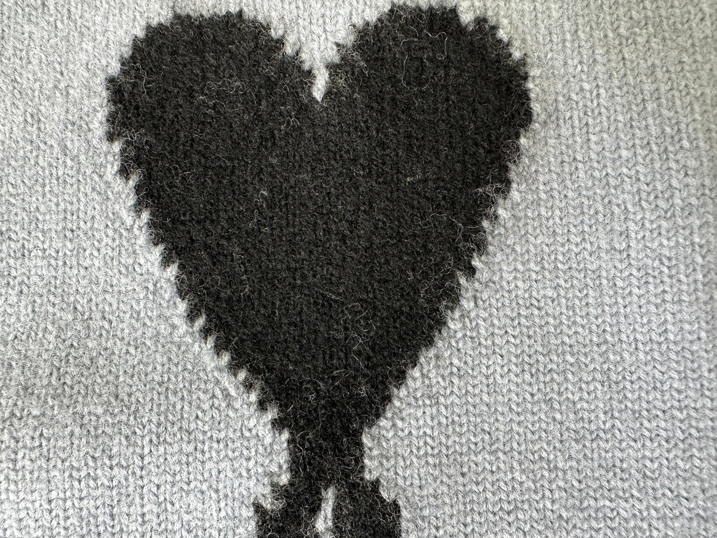 탑아미 / 아미 스틸 블루 울 스웨터