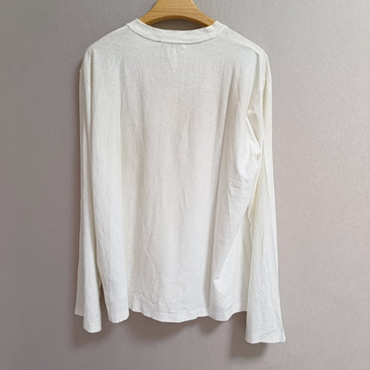 탑아크네 / 아크네스튜디오 letter printed long sleeve T-shirt