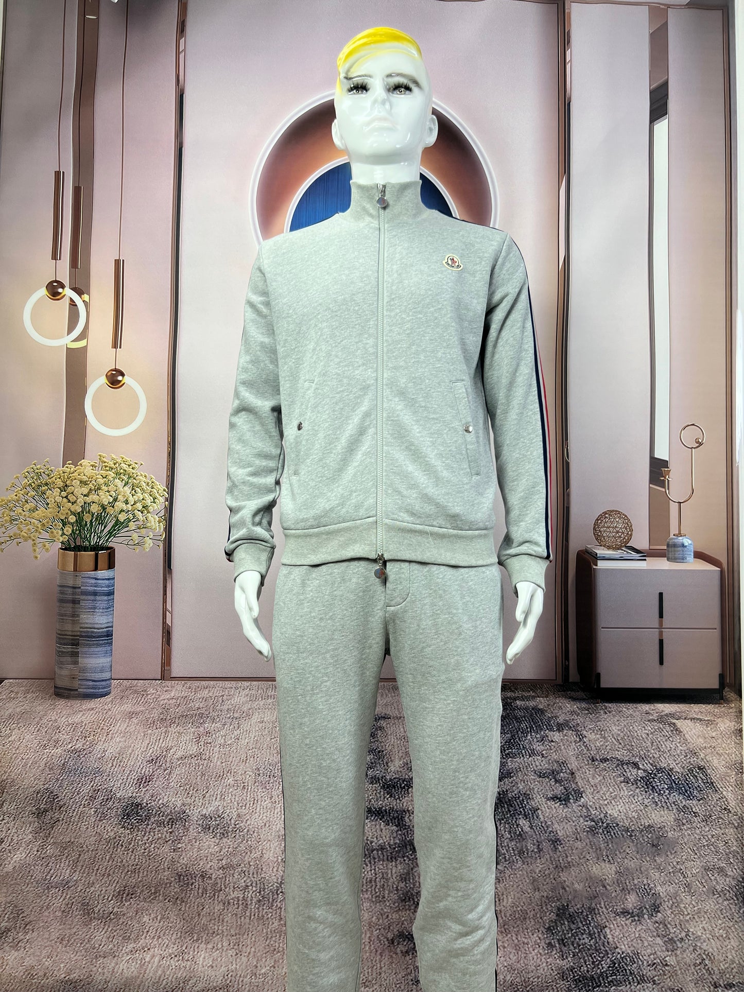 탑몽클 / MC 반사성 스트라이프 스웨츠셔트