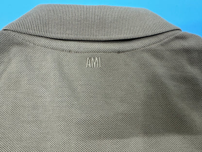 탑아미 / 아미 2025년 신상 화이트 와펜 폴로 셔츠