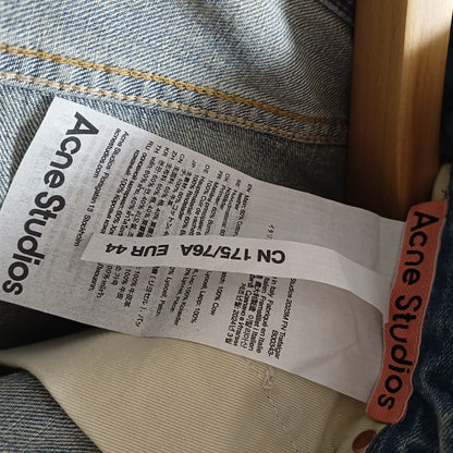 탑아크네 / 아크네스튜디오  오버핏 페인트스타일 데님팬츠