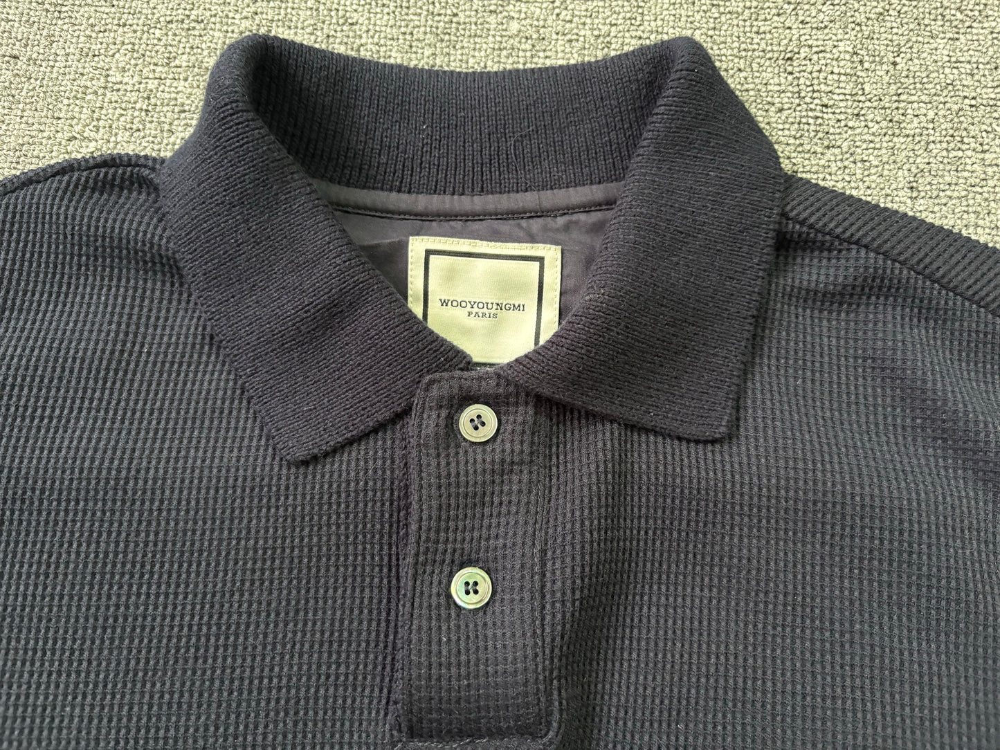베어 / 우영미 와플 폴로셔츠 곤색 카라티