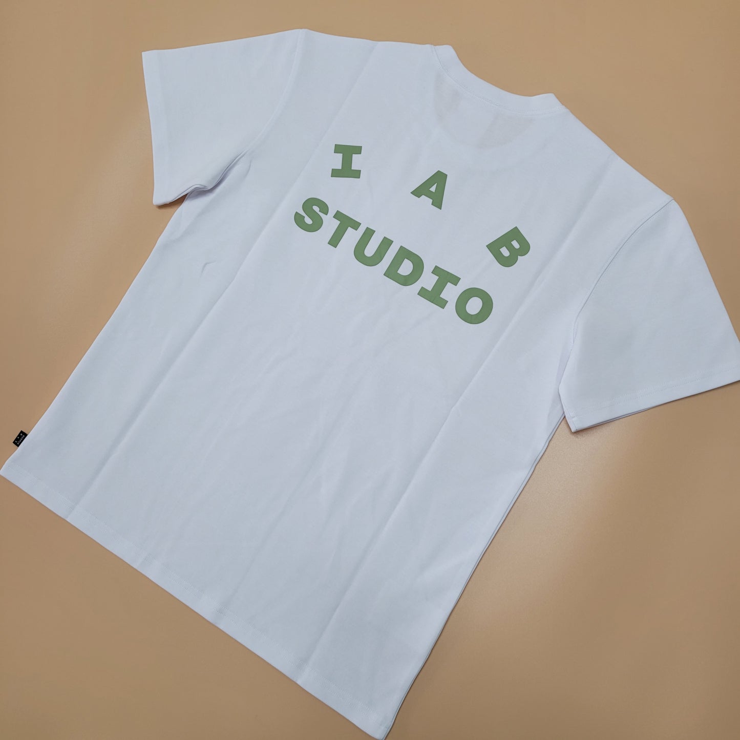 탑아이앱 / 아이앱 티셔츠 화이트 라이트 그린