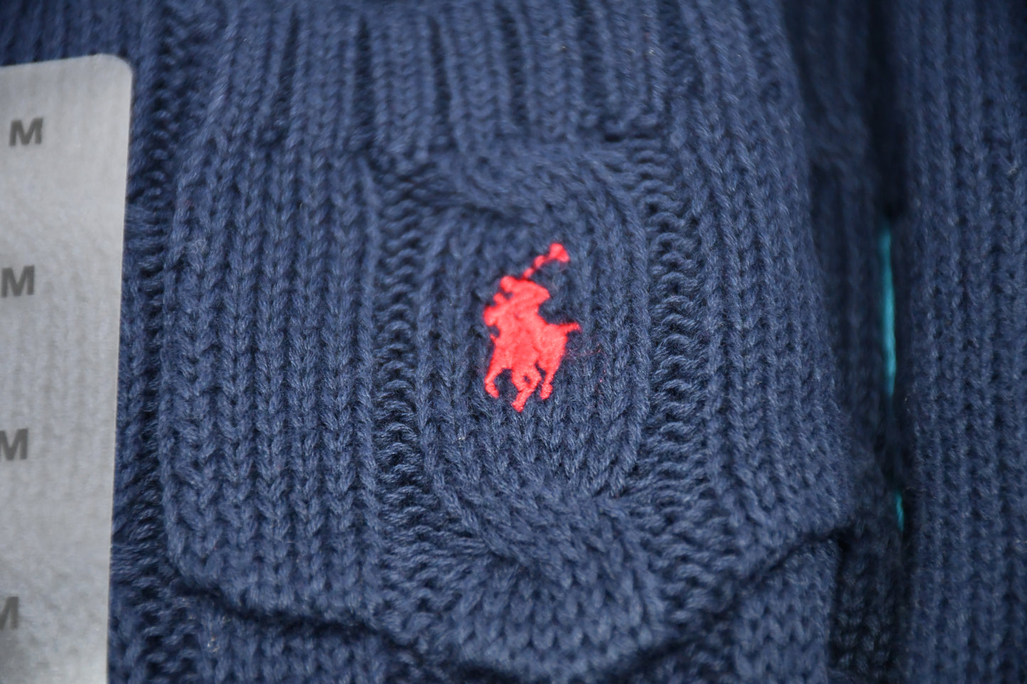 탑키츠네 / 폴로 여성 순면 퀼팅 라운드 니트 반팔