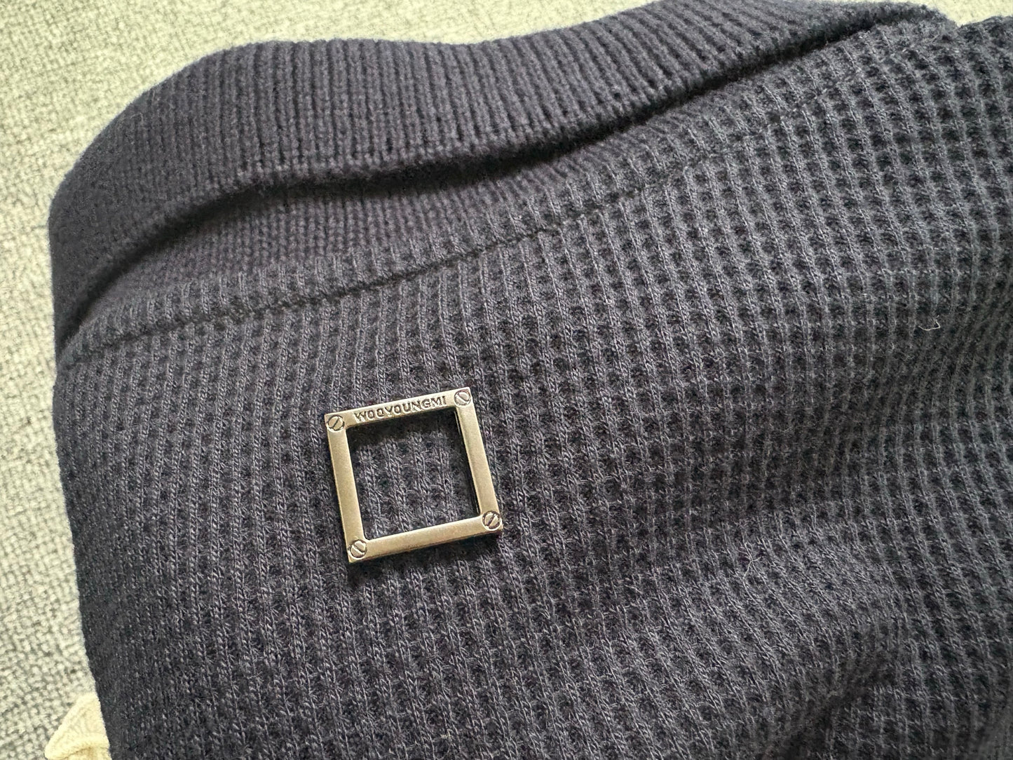 베어 / 우영미 와플 폴로셔츠 곤색 카라티