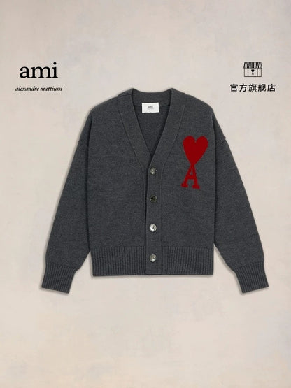 탑아미 / 아미 24년 울  카디건 스웨터