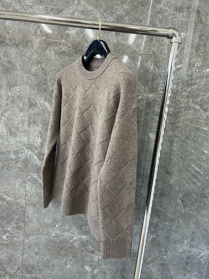 대리석 / 보테가베네타 입체짜임 체크 니트