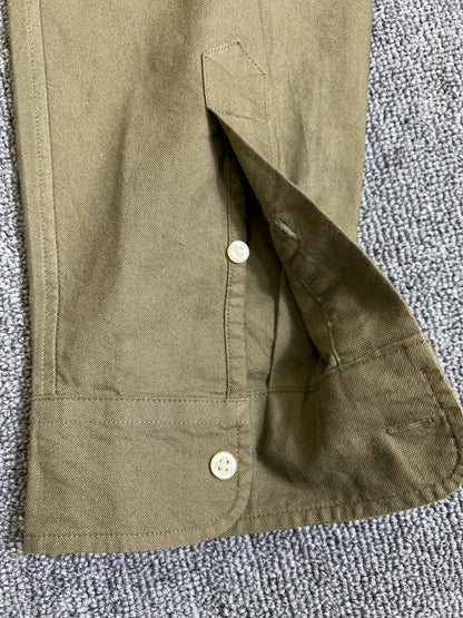 탑폴로 / 폴로 셔츠 , 클래식한 핏 그린 옥스퍼드 셔츠