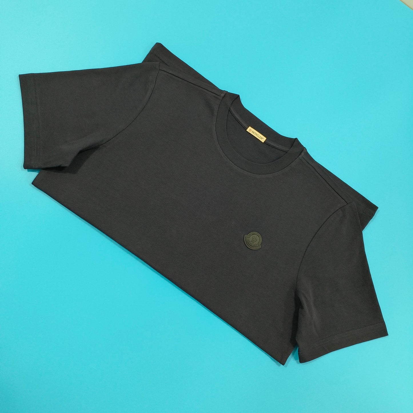 탑몽클X  / MC 가죽 로고 티셔츠