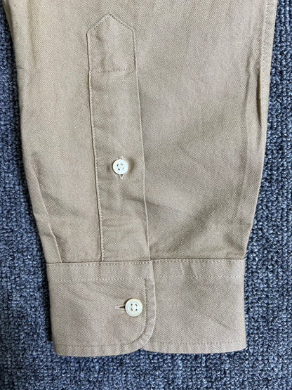 탑폴로 / 폴로 셔츠 , 클래식한 핏 카키색 옥스퍼드 셔츠