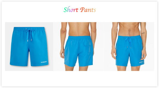 탑몽클x/버버리 남성 Sky Swimming 블루 수영복 팬츠