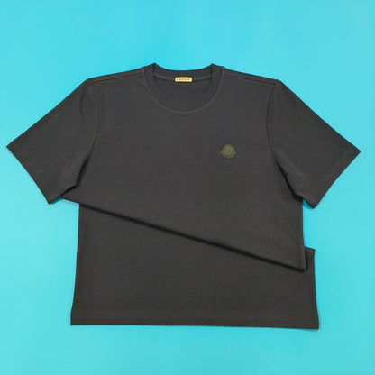 탑몽클X  / MC 가죽 로고 티셔츠