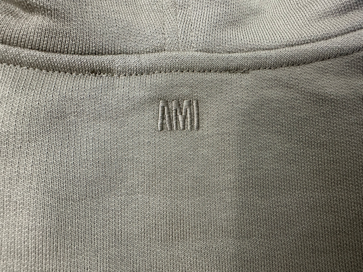 탑아미 / 아미 2025년형 화이트 와펜 후드집업 white badge zipper hoodie