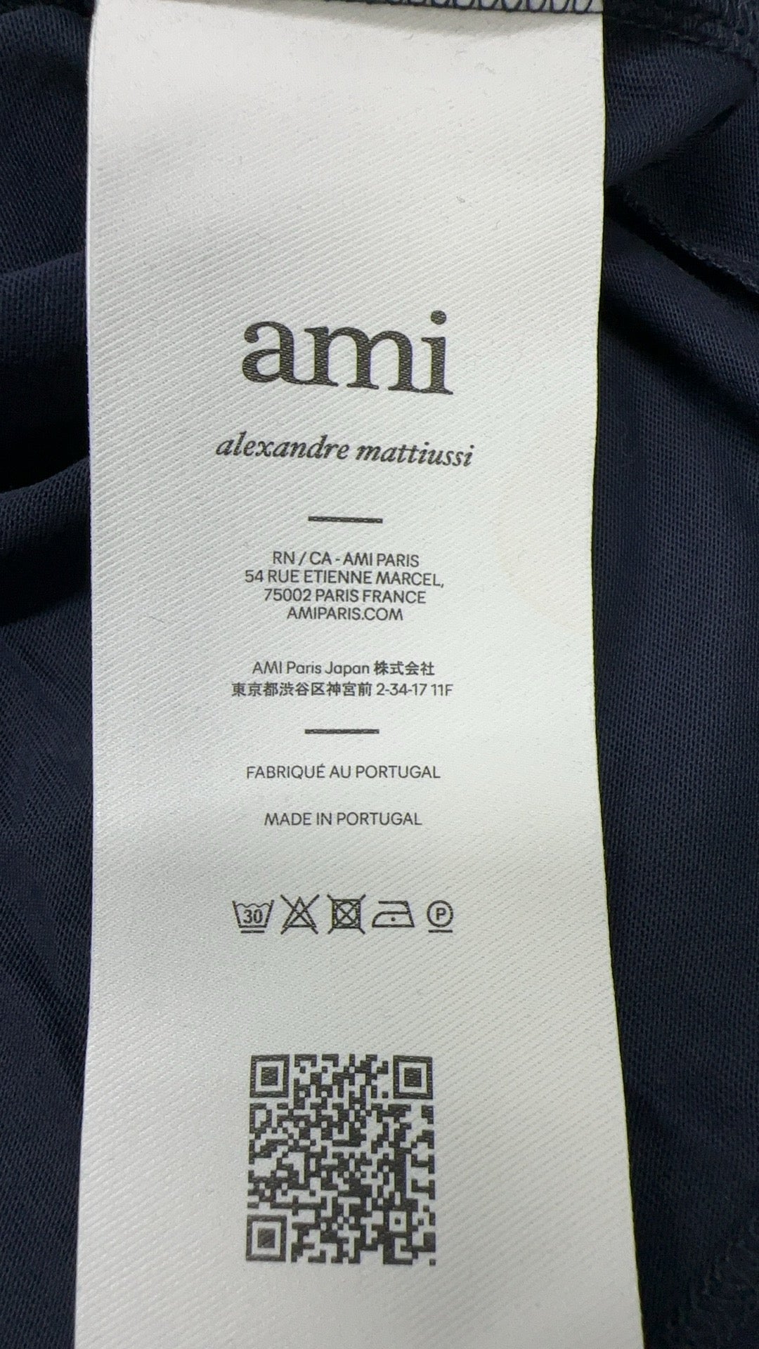 탑아미 / 아미 2025년 신상 화이트 와펜 반팔