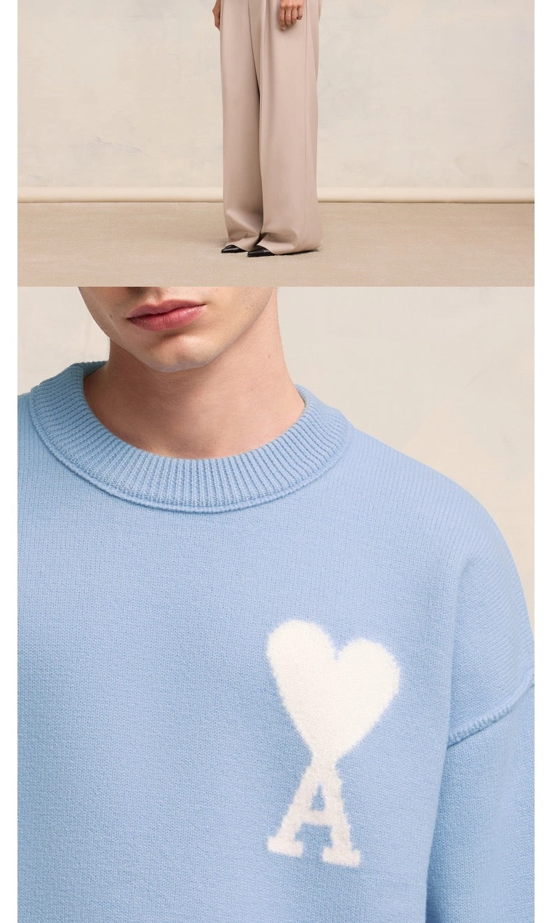 탑아미 / 아미 메리노울  라운드 스웨터