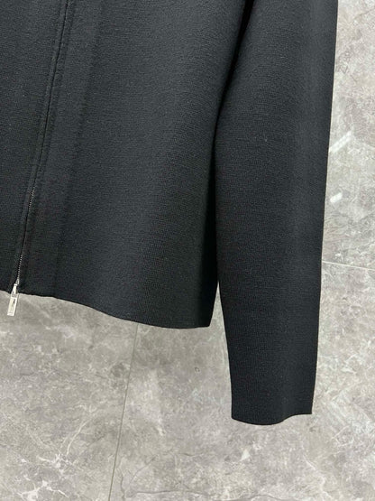 대리석 / 디올 CD 로고 울 블렌드 니트 집업