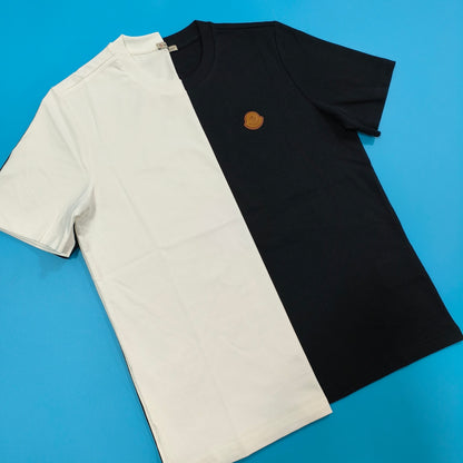 탑몽클X  / MC 브라운 더블 스탬프 티셔츠