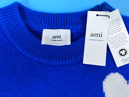 탑아미 / 아미 캐시미어 화이트 빅 사이즈 스웨터