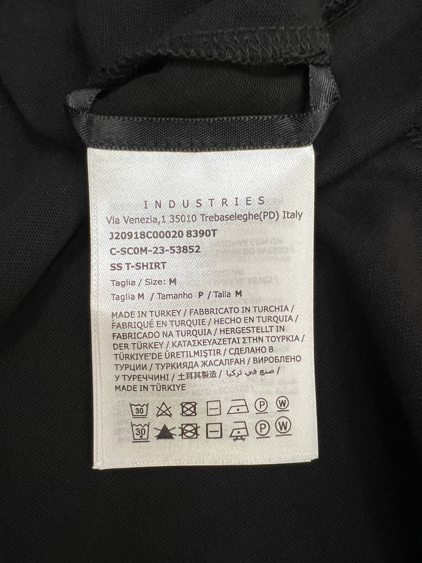 탑몽클  / MC 소가죽 로고 티셔츠