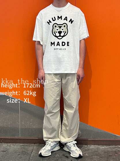 kka / 휴먼메이드 반팔티 ,  HUMAN MADE Tiger short sleeve black
