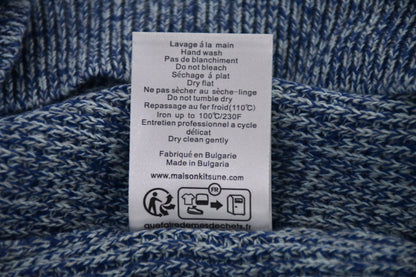 탑키츠네 / 메종키츠네 남녀 공용 라운드 니트 풀오버 니트