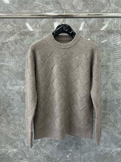 대리석 / 보테가베네타 입체짜임 체크 니트