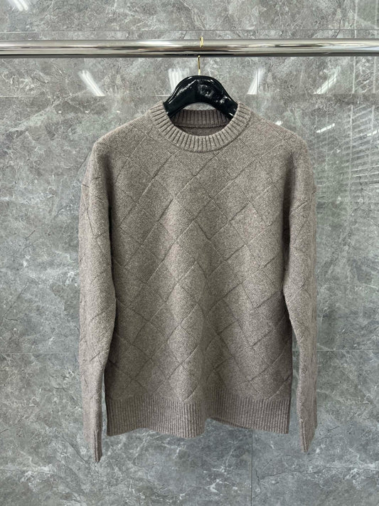 대리석 / 보테가베네타 입체짜임 체크 니트