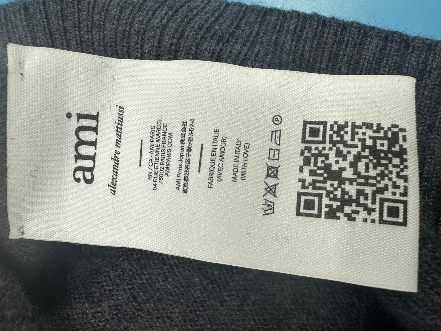 탑아미 / 아미  24 레드 빅로고 라운드 니트