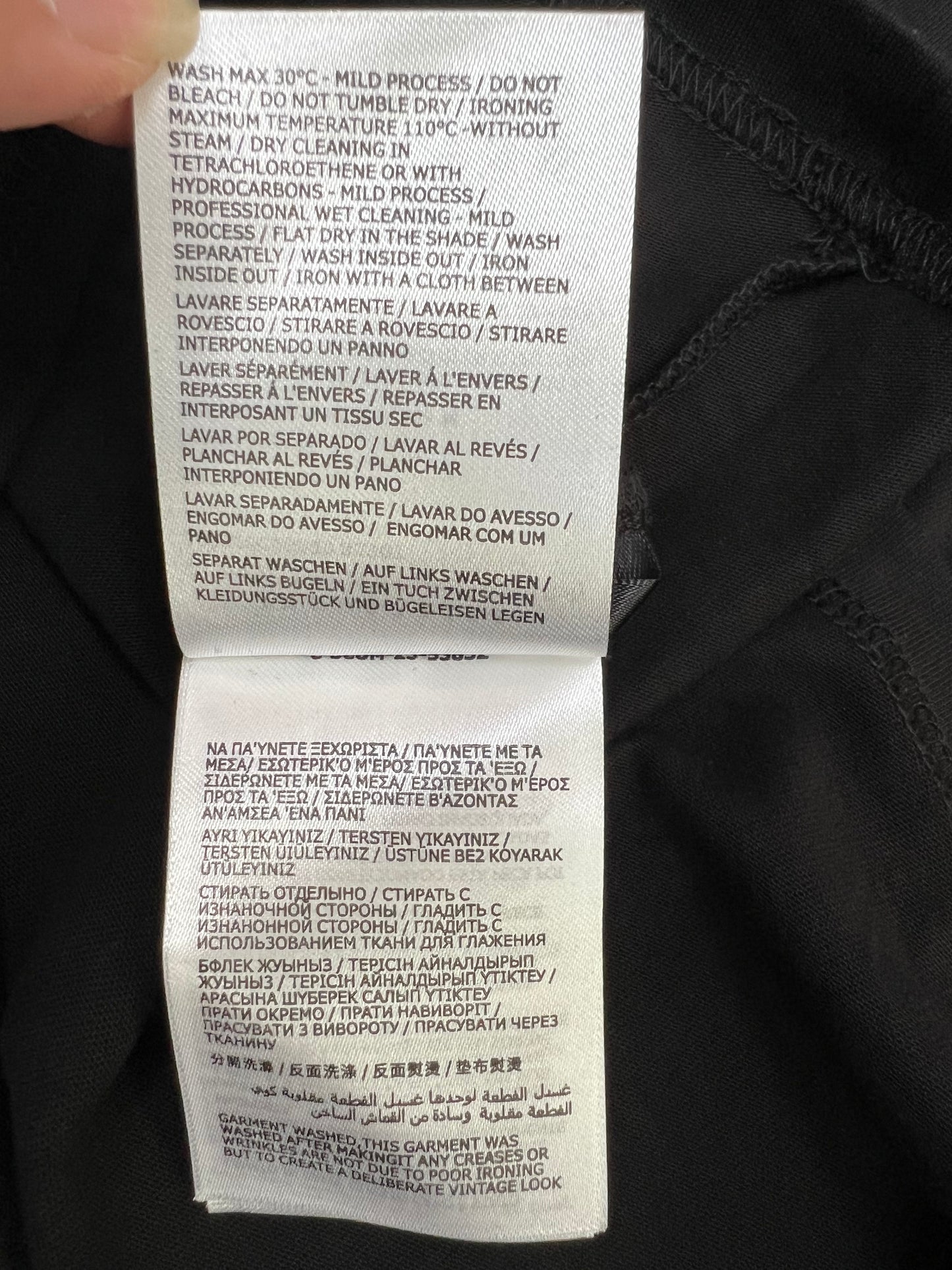 탑몽클  / MC 소가죽 로고 티셔츠