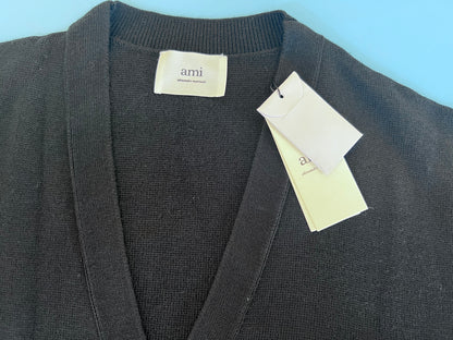 탑아미 / 아미 가디건 , 스몰 로고 카디건 스웨터