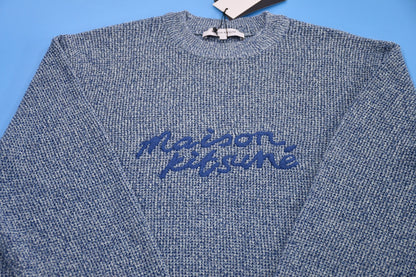 탑키츠네 / 메종키츠네 남녀 공용 라운드 니트 풀오버 니트