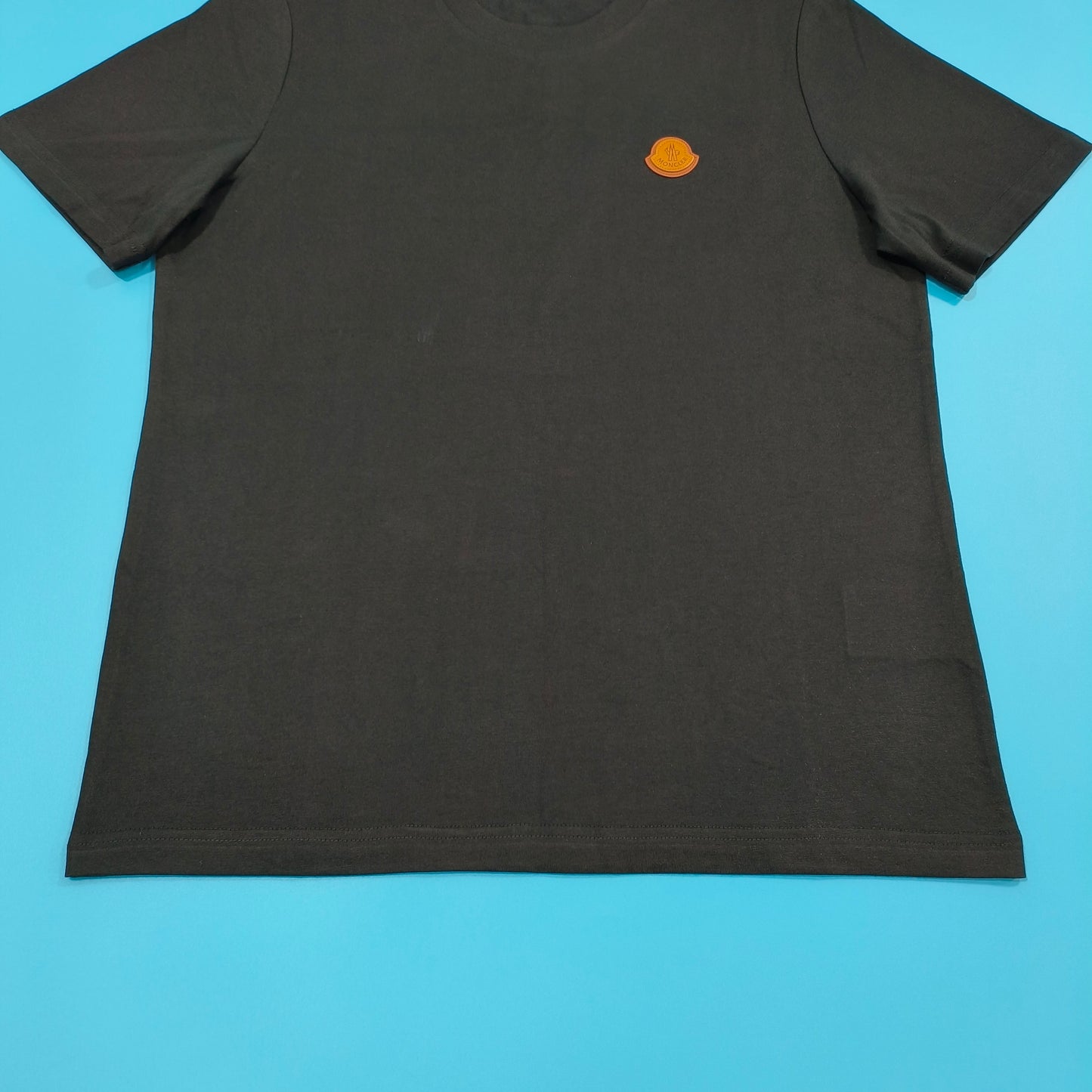 탑몽클X  / MC 브라운 더블 스탬프 티셔츠