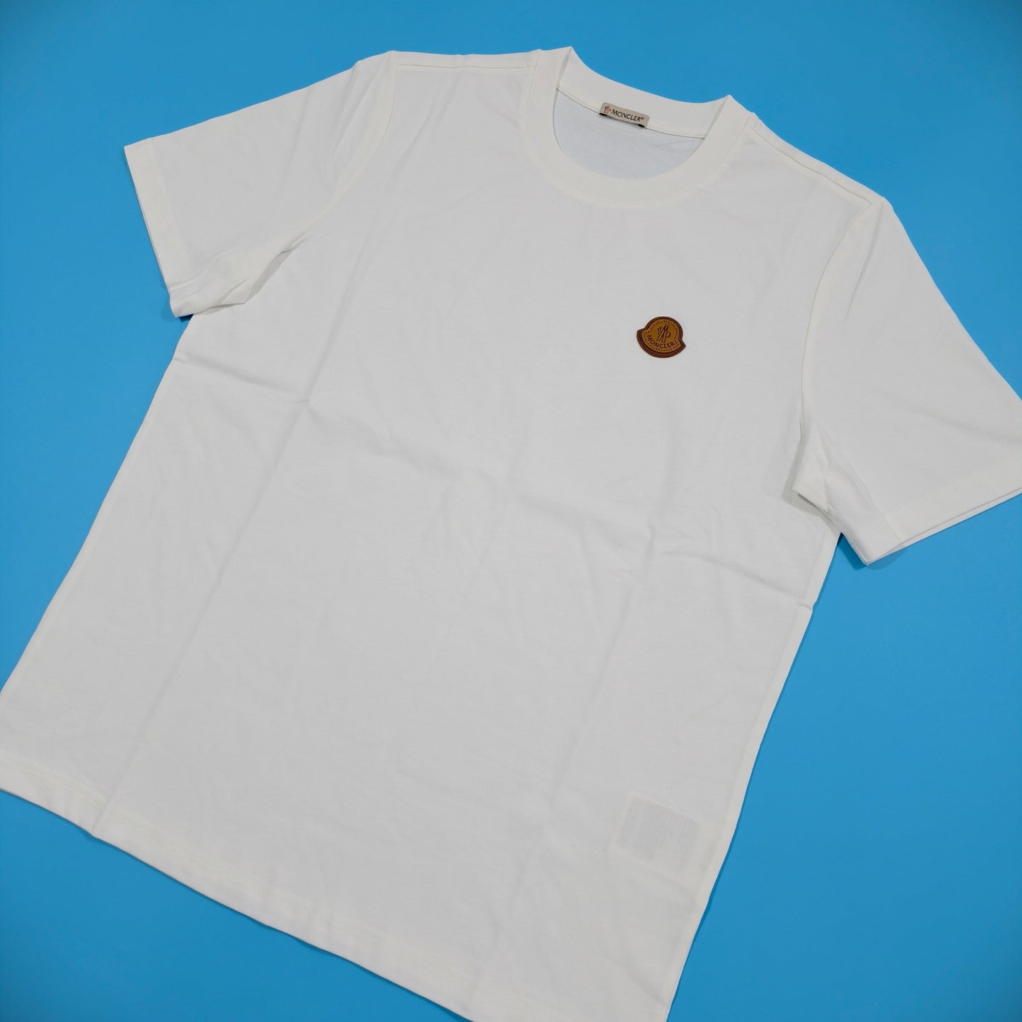 탑몽클X  / MC 브라운 더블 스탬프 티셔츠