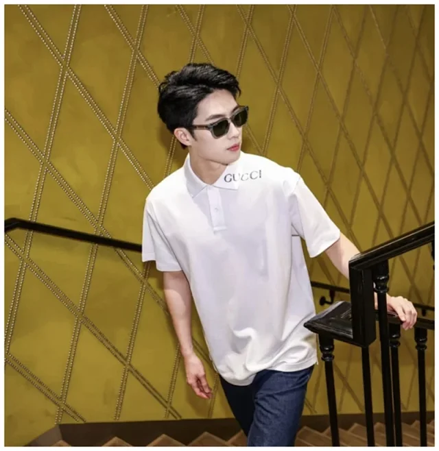 타일공장 / 구찌 남성 폴로넥 반팔 셔츠