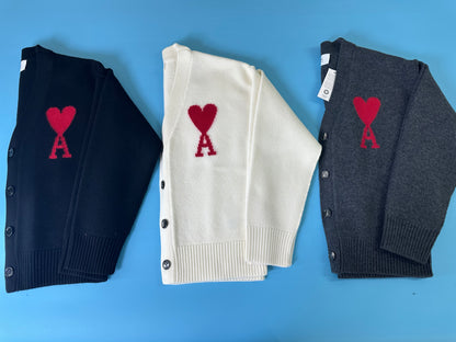 탑아미 / 아미 24년 울  카디건 스웨터